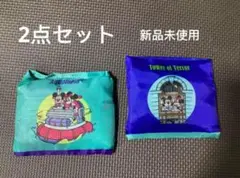 新品未使用 ディズニー　エコバッグ　カプセルトイ　2個 セット 両面柄