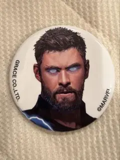 激レア　ソー　クリスヘムズワース　缶バッジ　マーベル　marvel