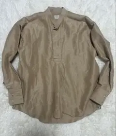 postelegant リネンシルクシャツ　プルオーバー　サイズ40 Ｌ