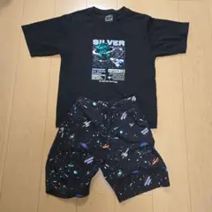 GLOBAL WORK 宇宙テーマ Tシャツ ショートパンツ セット 150