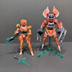 【新品未使用】LBXハンター牙 鬼クノイチ 2個セット Amazon | プレミアム限定 ダンボール戦機 LBX鬼クノイチ