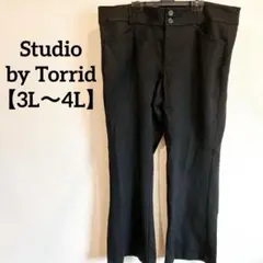 Studio by Torrid【4L】ブラック フレアパンツ 20R 大きめ