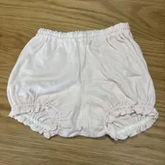 ピンク フリル付きパンツ