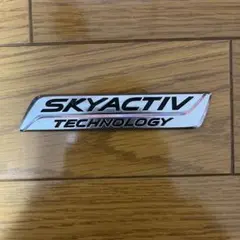 マツダ　SKYACTIV TECHNOLOGY 純正 エンブレム
