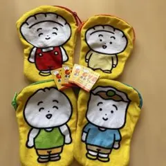 点心フレンズポーチ　ぎょざお　4つセット　カプセルトイ　ガチャガチャgyozao