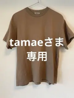AURALEE ブラウン 半袖Tシャツ