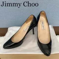 ♡JIMMY CHOO♡ ギルバート ハイヒール ブラック エナメル