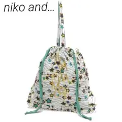 niko and… ニコアンド 星柄 巾着 バッグ カバン フリル 刺繍