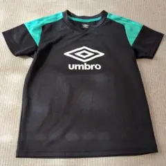 umbro シャツ 140サイズ 黒/青緑