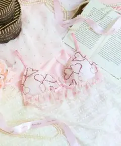 リサマリ バレンタイン ジアン ソフトブラ フレアショーツ
