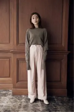 田中みな実✖︎CLANE COLOR LINE VELOR PANTS
