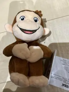 新品☆ おさるのジョージ　ぬいぐるみ　おすわりポーズ