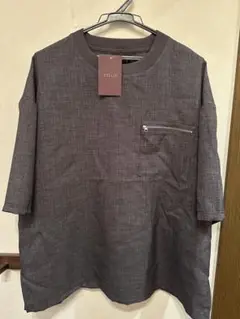 ETELIO テックキャンバスクルーネックTシャツ Lサイズ グレー