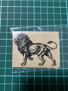 スタンプ ライオン 動物 東京アンティーク