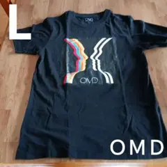 L 半袖　tシャツ　ＯＭＤ　黒　GU orchestral manoeuvres