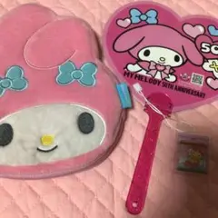 マイメロ　イニスフリー　特典　限定　ポーチ　うちわ　メロクロ