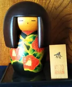 加藤竜雄　創作こけし　約32㎝ 創作こけし 草紅葉 加藤竜雄作 - メルカリ