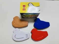 鳩サブレ。鳩の日。缶と箱のみ。4個入り