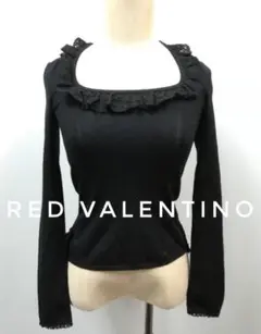 RED VALENTINO レースシャツ デコルテ ブラック