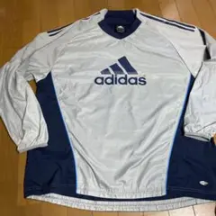 adidas アディダス ナイロンプルオーバーシャツ サッカー 古着 00’s