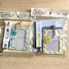 amifa 電車 パスケース　ネックストラップセット　はやぶさ　ドクターイエロー