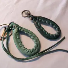 BALENCIAGA バレンシアガ キーホルダー レザー 2点セット 本物 高級