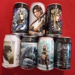 ファイナルファンタジー　の飲料の空き缶　非売品です。 FF ファイナルファンタジー ポーション 空き缶の通販 by