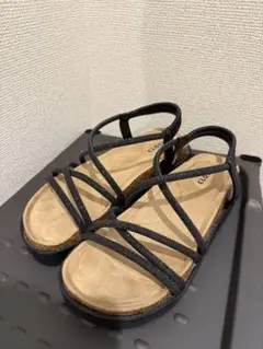 《L size》しまむら　ストラップサンダル　厚底サンダル