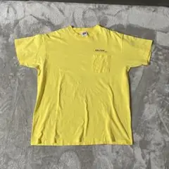 90s anvil RELTON ポケット付きTシャツ XL イエロー