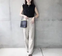 UNIQLO トップス ブラウス ノースリーブ タンクトップ リネン 新品