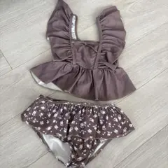 花柄フリル水着 セパレート 120