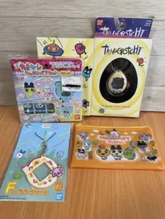 バンダイ たまごっちオリジナルビニールポーチキュートベアセットラバーチャーム