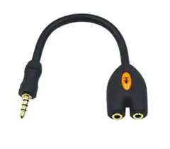 Poyiccot 3.5mm TRRS AUXオーディオ分配ケーブル3.5mm