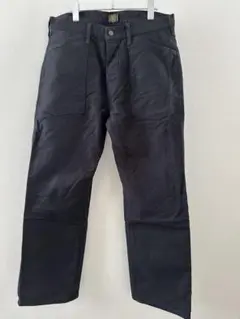 COOTIE クーティー ワークパンツ ブラック L ピケ バックルバック