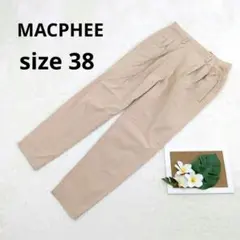 【マカフィー】 カジュアルパンツ サイズ36 ベージュ 日本製 サイドジップ