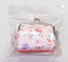 ■サンリオ PUがまぐち パステルビビッド花柄 ハローキティ