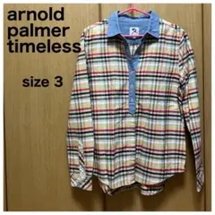 arnold palmer timelessアーノルドパーマー長袖チェックシャツ