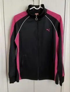 PUMA スポーツライフスタイル ジャケット M 黒/ピンク