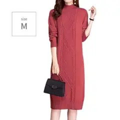 新品❤️ SECOND ROOTS ワンピース ニット タイト 長袖 レディース