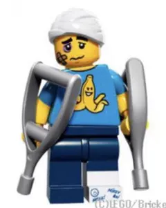 【ケガをした人】 LEGO ミニフィギュア シリーズ 15