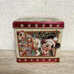 ディズニーランド　2011 クリスマス　缶　小物入れ　ミッキー&ミニー