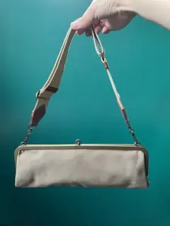 【値下交渉可】MIUMIU(ミュウミュウ) がま口ショルダーバッグ
