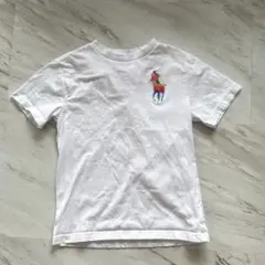 POLO ホワイト刺繍Tシャツ キッズサイズ
