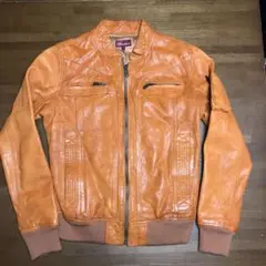 アヴィレックス レザージャケット 羊革 サイズS レディース