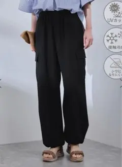 ROPÉ PICNICイージーカーゴパンツ　ブラック36サイズ
