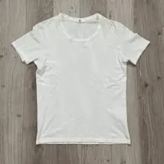 Y's for men ホワイト 顔料塗り Tシャツ ヨウジヤマモト イタリア製