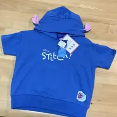 新品　なりきり スティッチ フード付き パーカー　コスプレ　子供　100