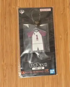 ハイキュー!! 一番くじ F賞スクールアイコンボタン付きアクリルチャーム牛島若利