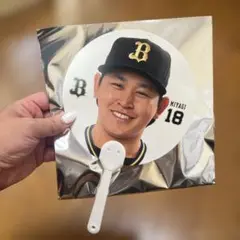 オリックス・バファローズ シークレット ミニうちわ 宮城投手