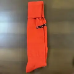 LWONDロゴ入りサッカーストッキング　オレンジ　25-27センチ